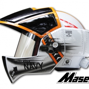 Masei 911 電單車頭盔 NAVY 灰XL碼(DOT & ECE)