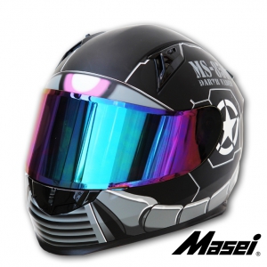 Masei 850 ZAKU 電單車頭盔 黑色M碼