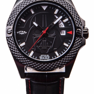 DARTH VADER WATCH PVD 黑色鋼殼 配 矽膠膠帶