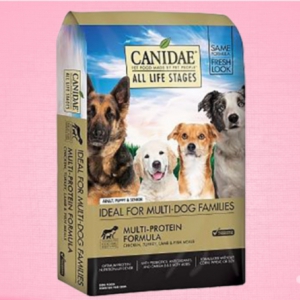 CANIDAE 原味配方(雞, 火雞, 羊肉, 魚) 狗糧 15LB