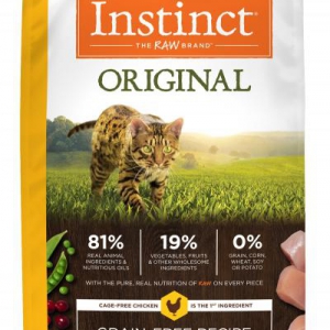 Instinct (本能) 無穀物配方 - 雞肉貓乾糧 11LB