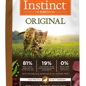 Instinct (本能) 無穀物配方 - 鴨肉火雞貓乾糧 10LB