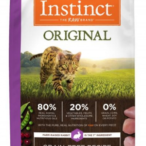 Instinct (本能) 無穀物配方 - 兔肉貓乾糧 10LB