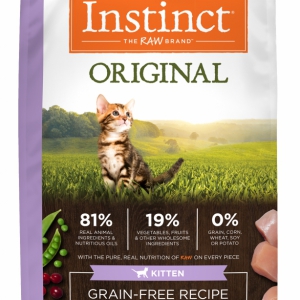 Instinct (本能) 無穀物配方 - 雞肉幼貓乾糧 4.5LB