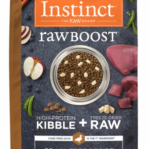 Instinct (本能)無穀物配方 Raw Boost 鴨肉貓乾糧 4.5LB