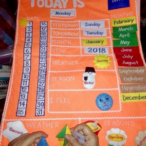 TODAY IS Wall Chart 今天是...