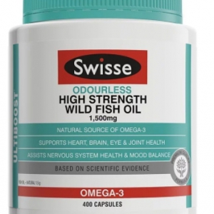 Swisse 無腥味深海魚油 1500mg 400粒 (新包裝)