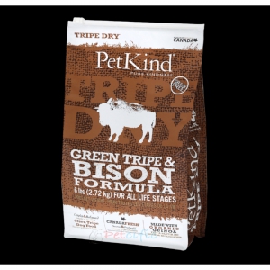 Petkind 野牛草胃 + 牛肉 + 火雞 Green Tripe & Bison Formula 14Lbs