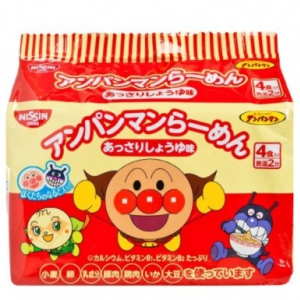 日清食品 麵包超人拉麵醬油味 4食入 88g