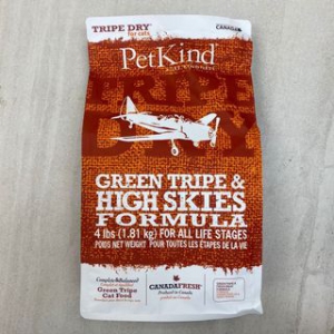 Petkind For Cats –“High Skies” 草飼牛草胃 + 火雞 + 雞肉 Green Beef Tripe & Turkey & Chicken 11Lbs