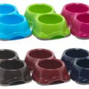 Moderna Double smarty bowls 防滑餵食孖碗 (方形)645ml/1 x5
