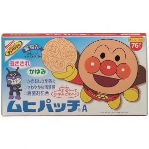 池田 麵包超人止痕蚊貼76枚/盒 x 3