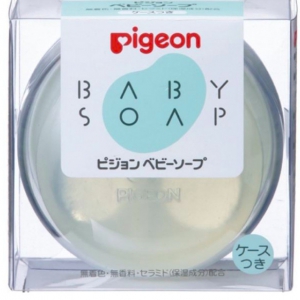 Pigeon 貝親 純天然嬰兒透明皂 90g 配盒子 x4