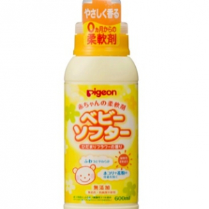 Pigeon 貝親 嬰兒衣物柔軟劑 向日葵花香 600mL x3