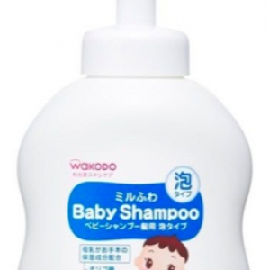 和光堂 嬰兒溫和牛奶泡沫洗髮水 450mL x3