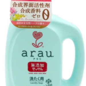 4973512308116 Saraya arau 無添加嬰兒植物性抗菌洗衣液 瓶裝 1.2L x2