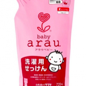 Saraya arau 自然派無添加嬰兒洗衣液 補充裝 720mL x5