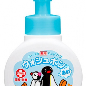 Saraya WASH VON 草本藥用洗手液 企鵝家族 250mL x4