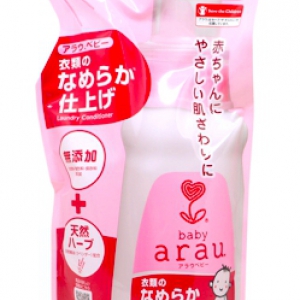 Saraya ARAU 嬰兒衣物柔軟精 補充包 440mL x6