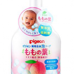 貝親桃子水洗髮沐浴乳 x4