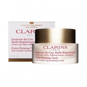 CLARINS EXTRA-FIRMING NECK ANTI-WRINKLE REJUVENATING CREAM 75ML x5