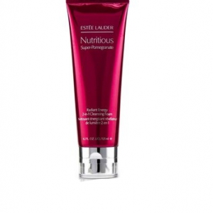 ESTEE LAUDER NUTRITIOUS SUPER POMEGRANATE RADIANT ENERGY 2 IN 1 CLEANSING FOAM 125ML X5